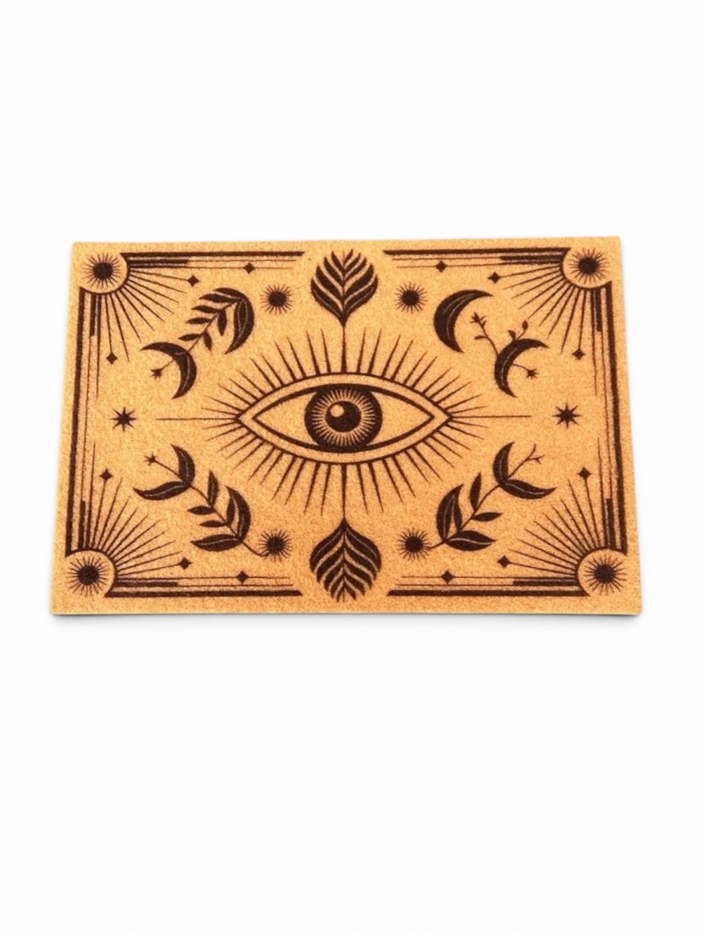 Evil Eye Protection Doormat Boho Bohemian Welcome Mat Front Door Outdoor Rug - Picture 2 of 7